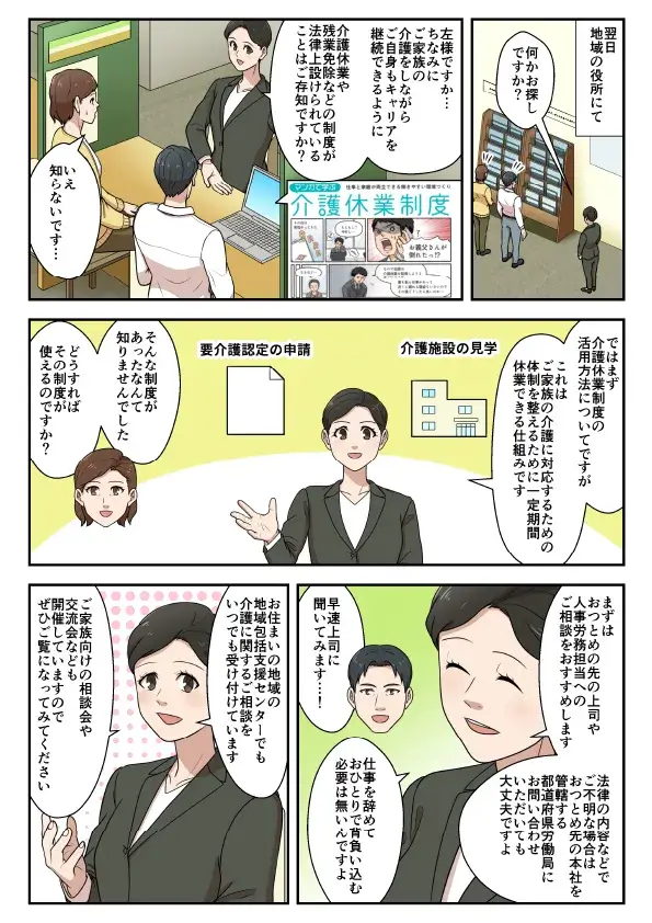 【介護や住まいに不安を抱える方へ】 3-2 の漫画画像
